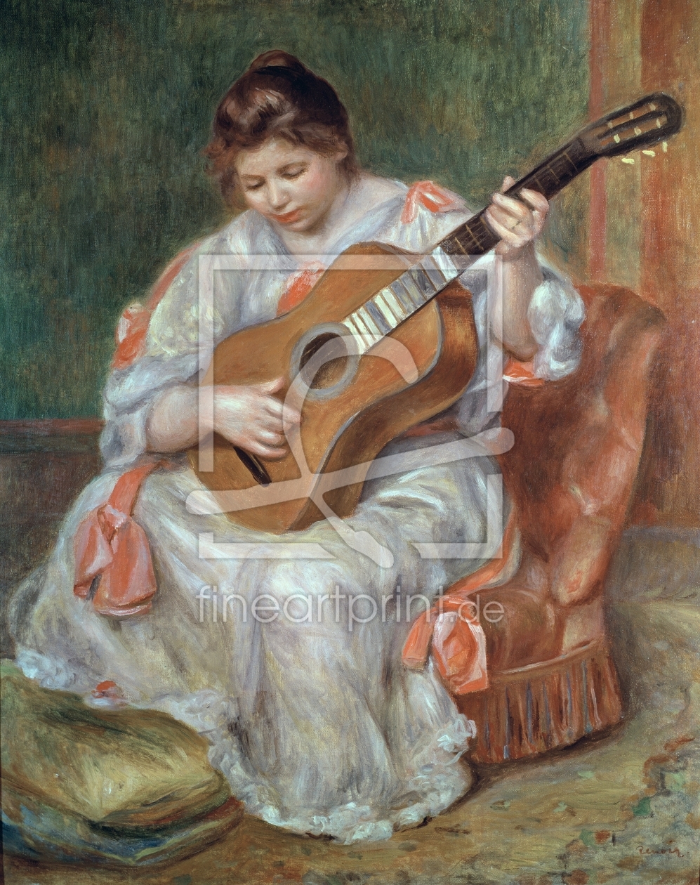 Bild-Nr.: 31001094 The Guitar Player, 1897 erstellt von Renoir, Pierre-Auguste