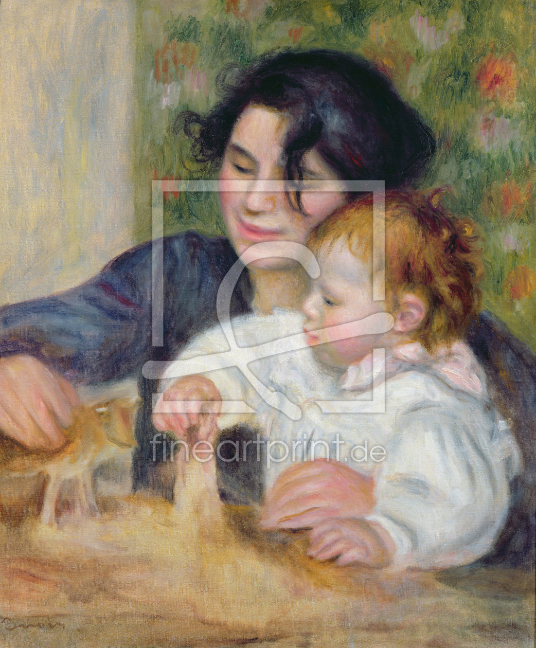 Bild-Nr.: 31001104 Gabrielle and Jean, c.1895-6 erstellt von Renoir, Pierre-Auguste