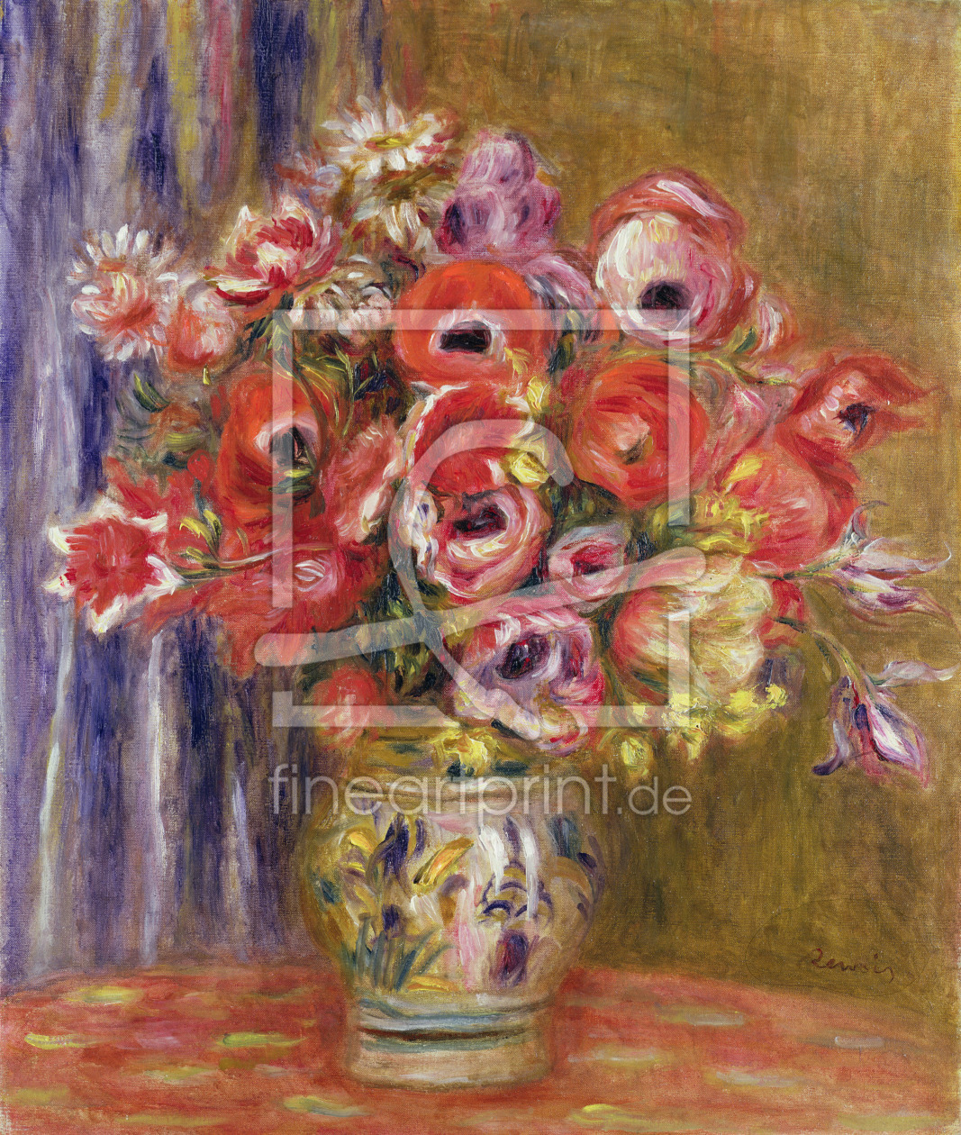 Bild-Nr.: 31001124 Vase of Tulips and Anemones, c.1895 erstellt von Renoir, Pierre-Auguste