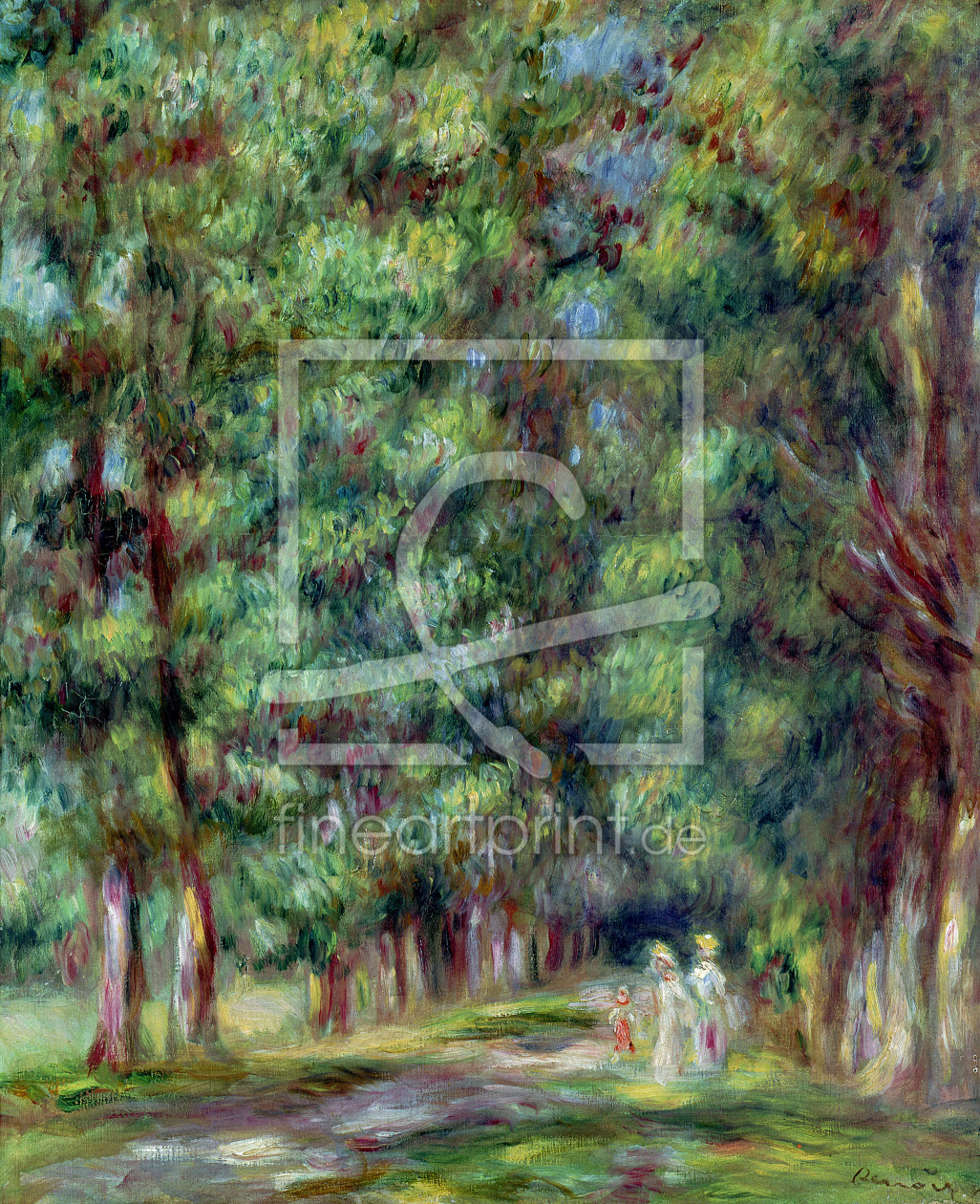 Bild-Nr.: 31001144 Path in a Wood, 1910 erstellt von Renoir, Pierre-Auguste