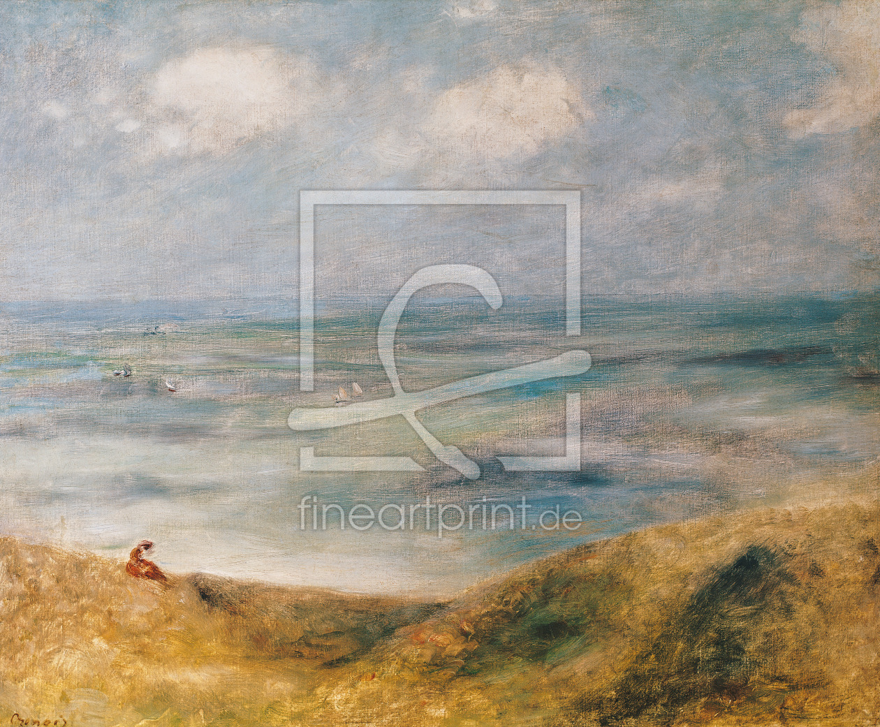 Bild-Nr.: 31001146 View of the Sea, Guernsey erstellt von Renoir, Pierre-Auguste