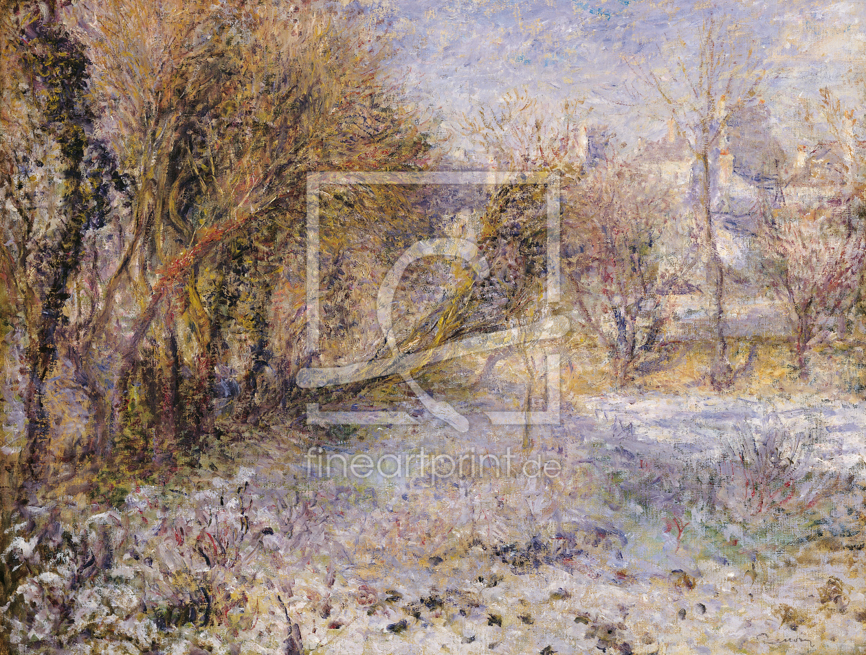 Bild-Nr.: 31001147 Snowy Landscape erstellt von Renoir, Pierre-Auguste