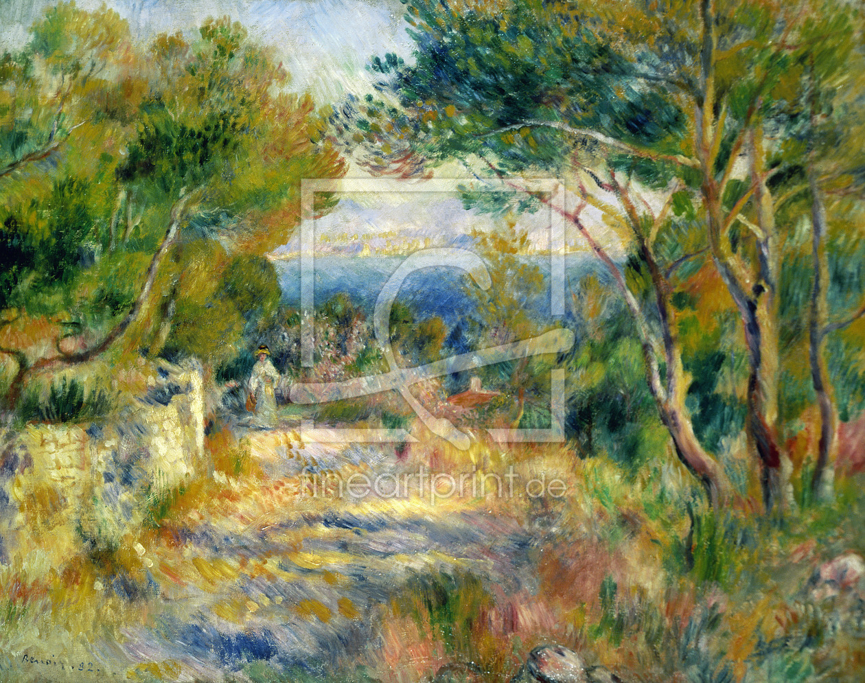 Bild-Nr.: 31001152 L'Estaque, 1882 erstellt von Renoir, Pierre-Auguste