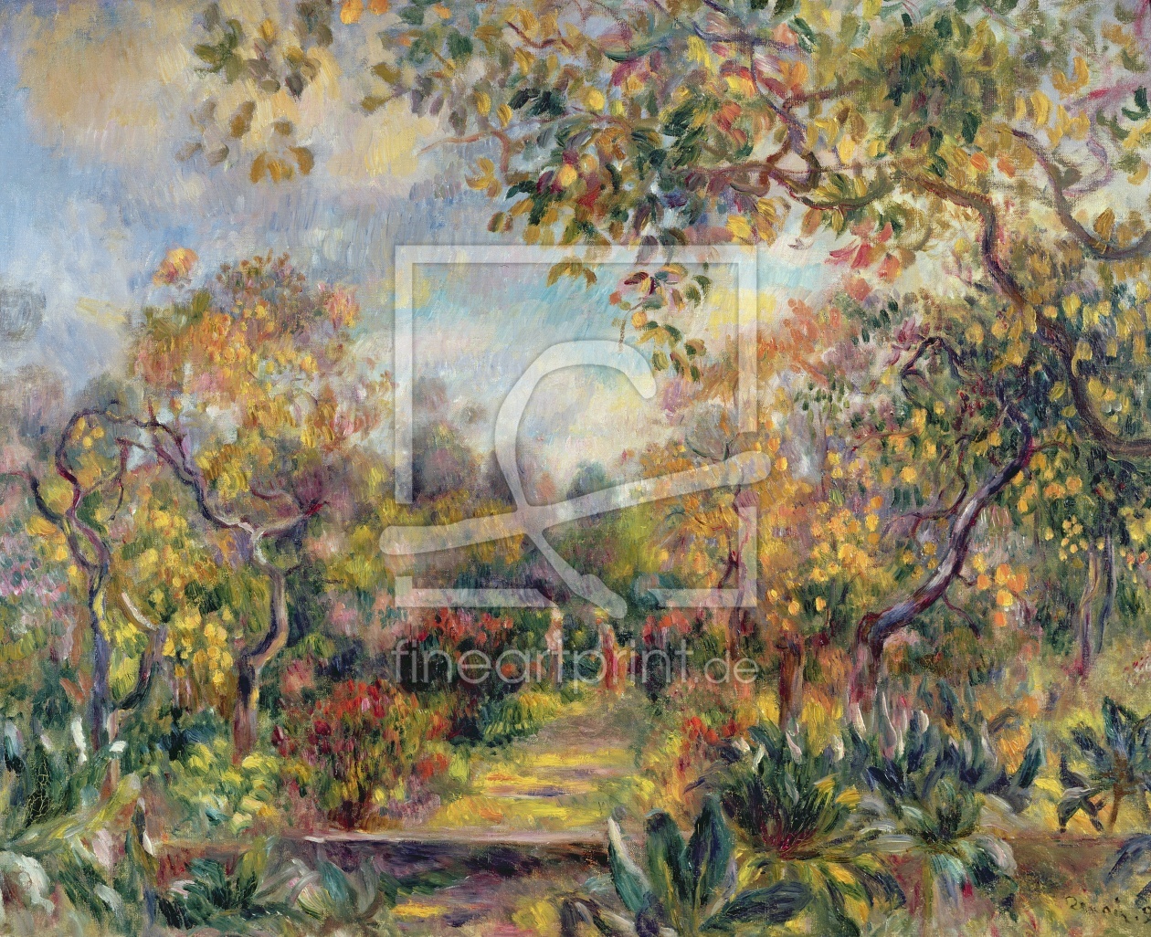 Bild-Nr.: 31001153 Landscape at Beaulieu, c.1893 erstellt von Renoir, Pierre-Auguste