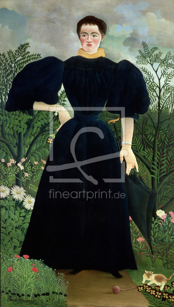 Bild-Nr.: 31001164 Portrait of a Woman, c.1895-97 erstellt von Rousseau, Henri Julien Felix
