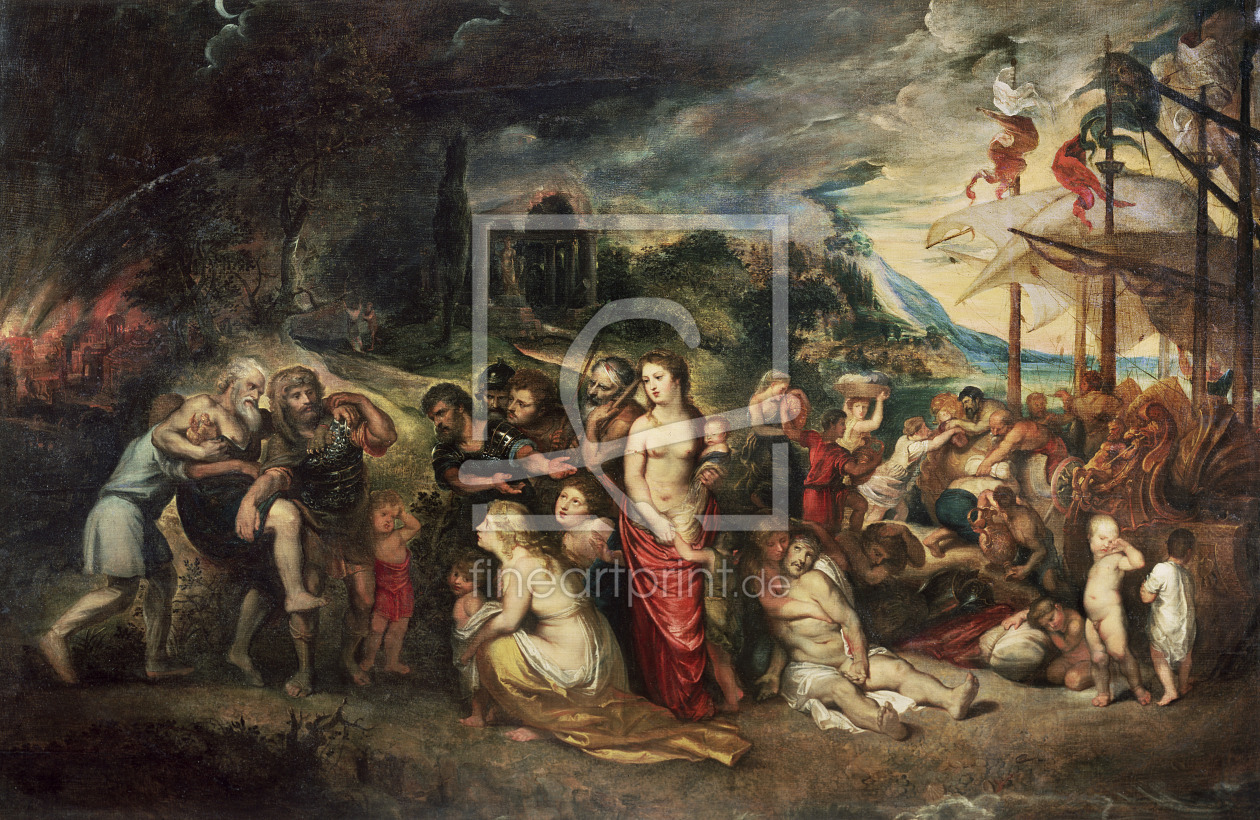 Bild-Nr.: 31001188 Aeneas prepares to lead the Trojans into exile, c.1602 erstellt von Rubens, Peter Paul