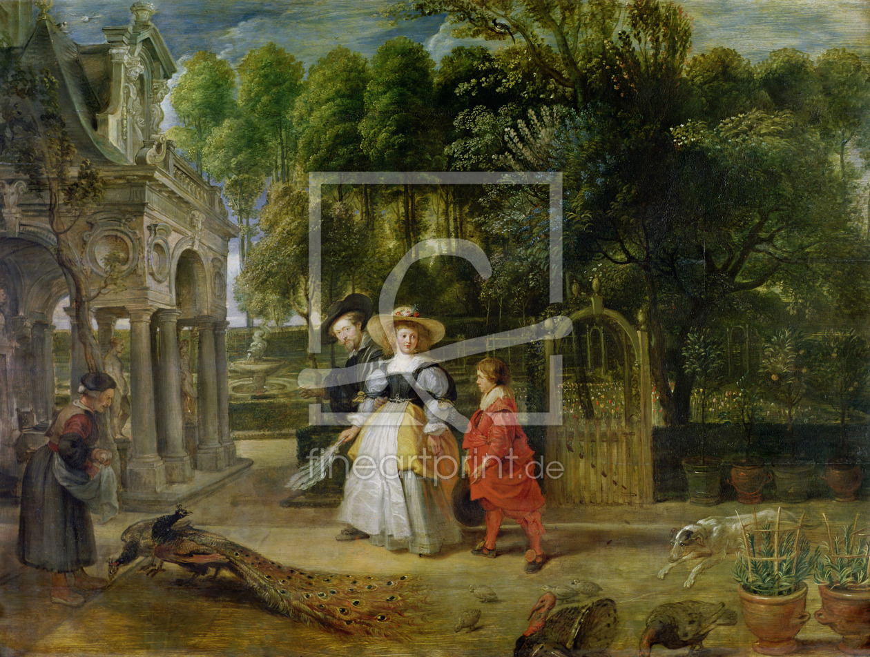Bild-Nr.: 31001205 Rubens and Helene Fourment in the Garden erstellt von Rubens, Peter Paul