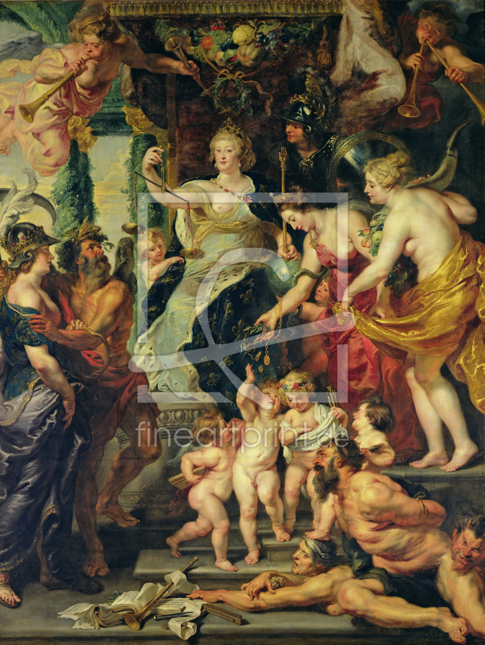 Bild-Nr.: 31001225 The Felicity of the Regency, 1621-25 erstellt von Rubens, Peter Paul