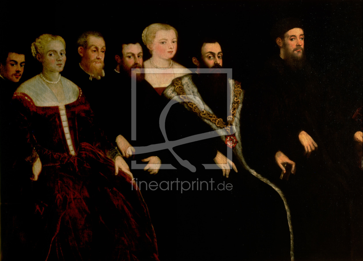 Bild-Nr.: 31001245 Seven members of the Soranzo Family erstellt von Tintoretto, Jacopo