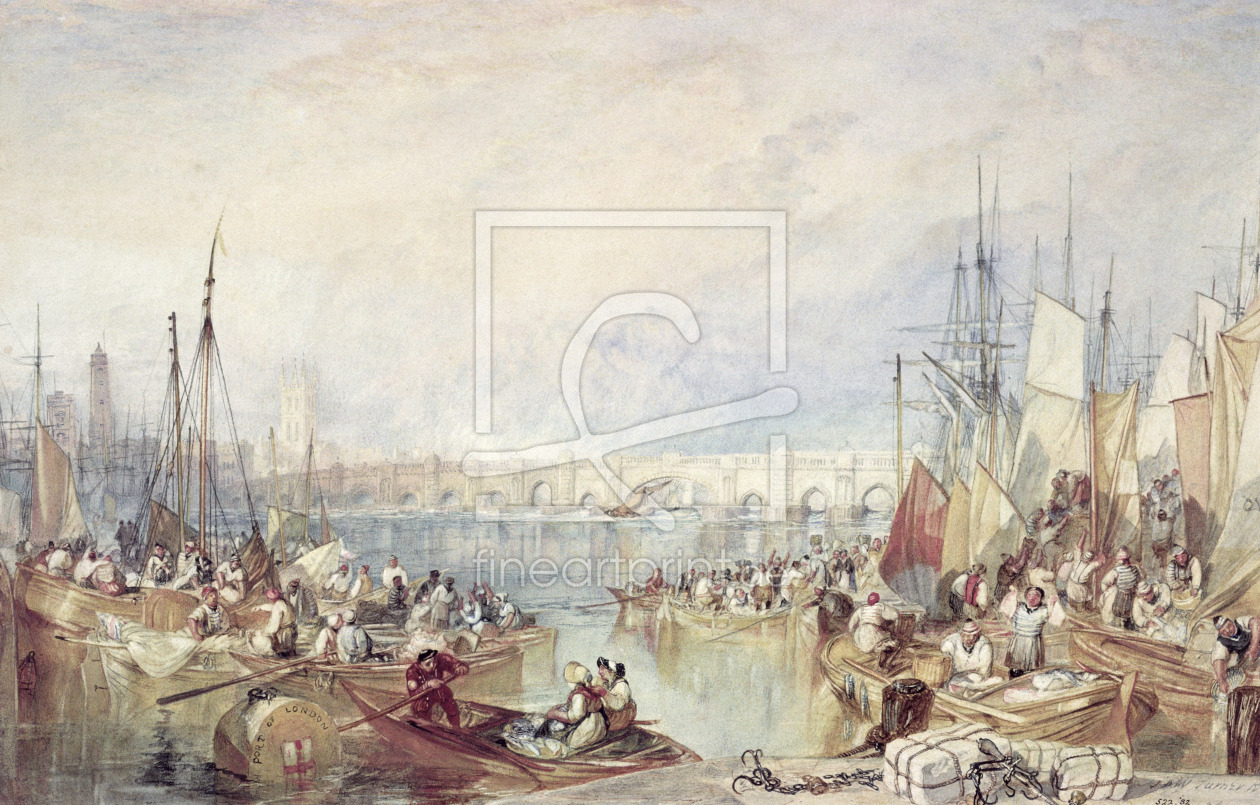 Bild-Nr.: 31001285 The Port of London erstellt von Turner, Joseph Mallord William