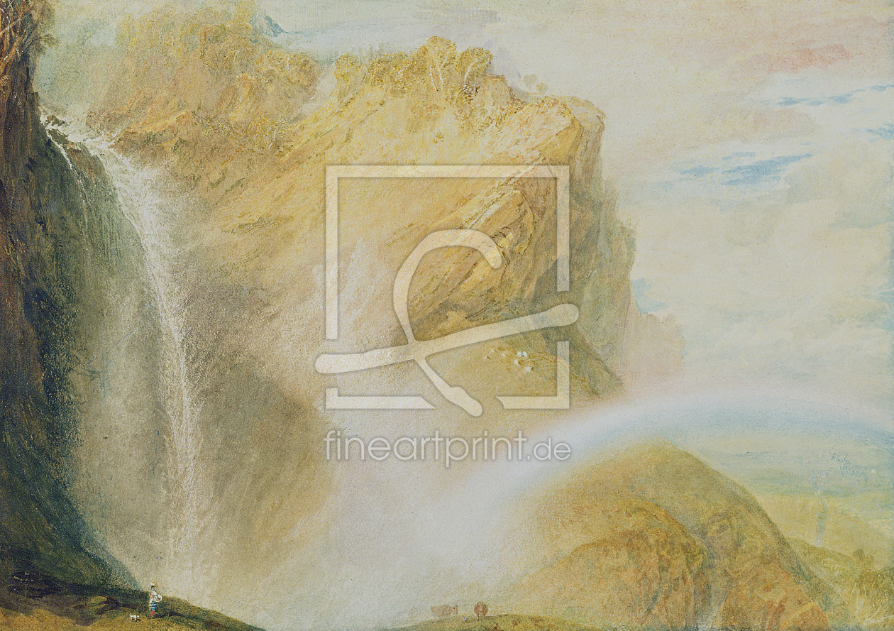Bild-Nr.: 31001302 Upper Falls of the Reichenbach erstellt von Turner, Joseph Mallord William