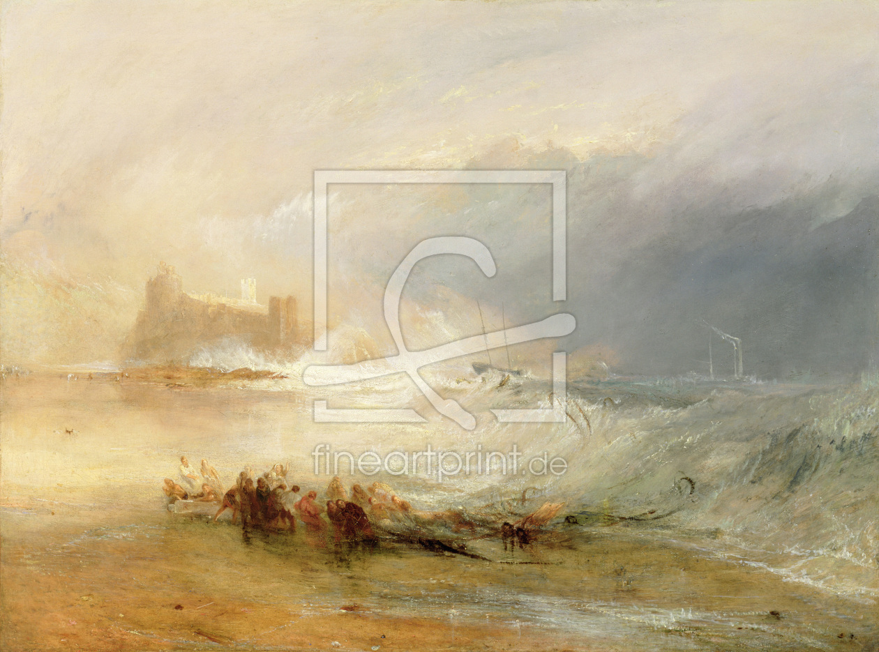 Bild-Nr.: 31001309 Wreckers - Coast of Northumberland, With a Steam Boat Assisting a Ship off Shore erstellt von Turner, Joseph Mallord William