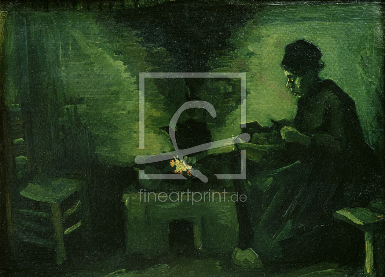 Bild-Nr.: 31001347 Peasant Woman by the Hearth, c.1885 erstellt von van Gogh, Vincent