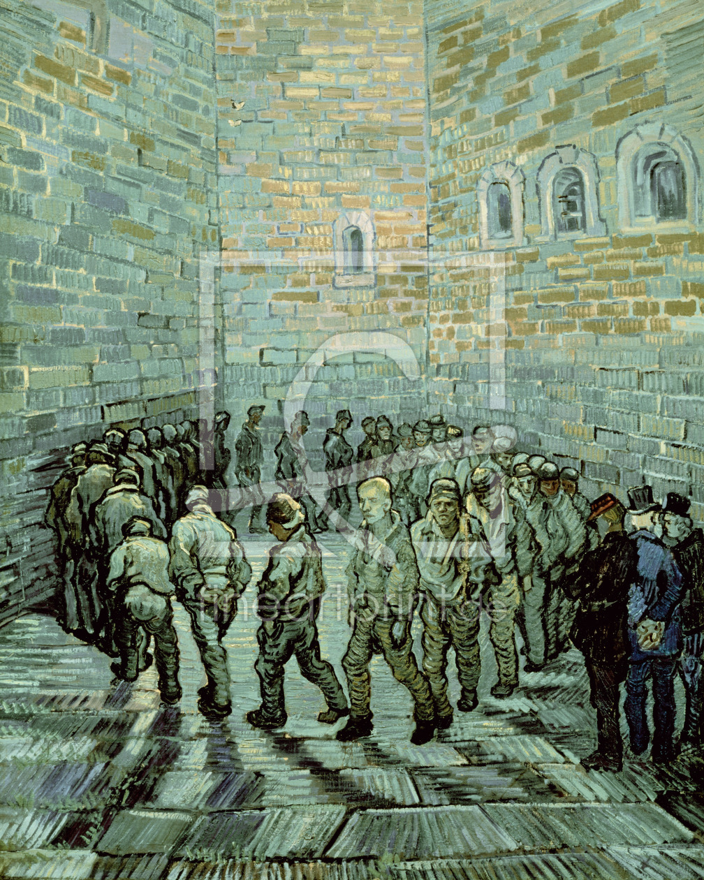 Bild-Nr.: 31001348 The Exercise Yard, or The Convict Prison, 1890 erstellt von van Gogh, Vincent