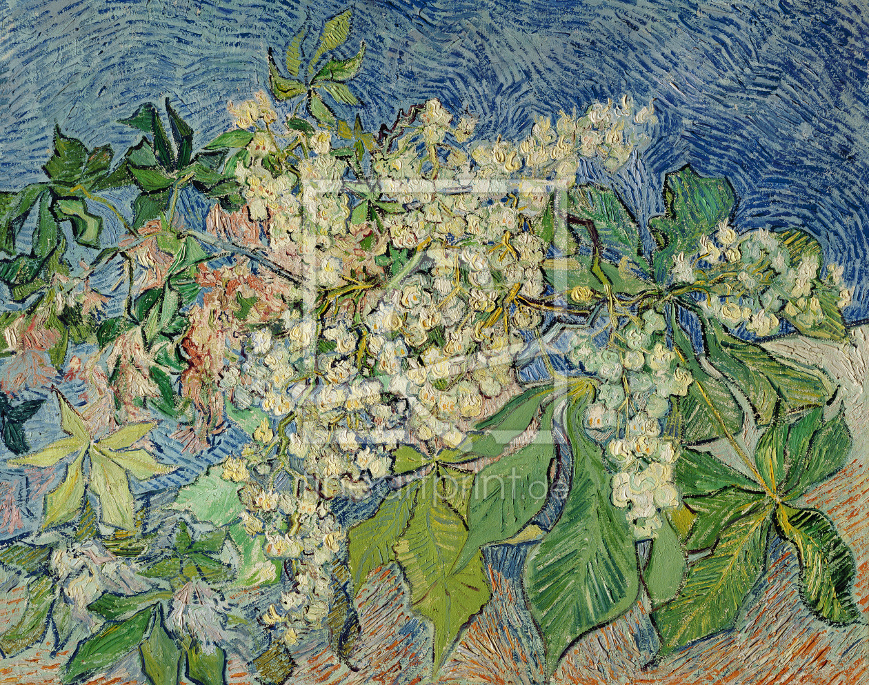 Bild-Nr.: 31001351 Blossoming Chestnut Branches, 1890 erstellt von van Gogh, Vincent