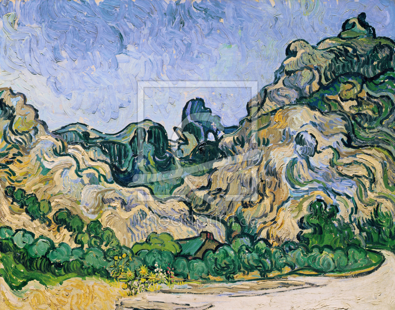 Bild-Nr.: 31001373 The Alpilles, 1889 erstellt von van Gogh, Vincent