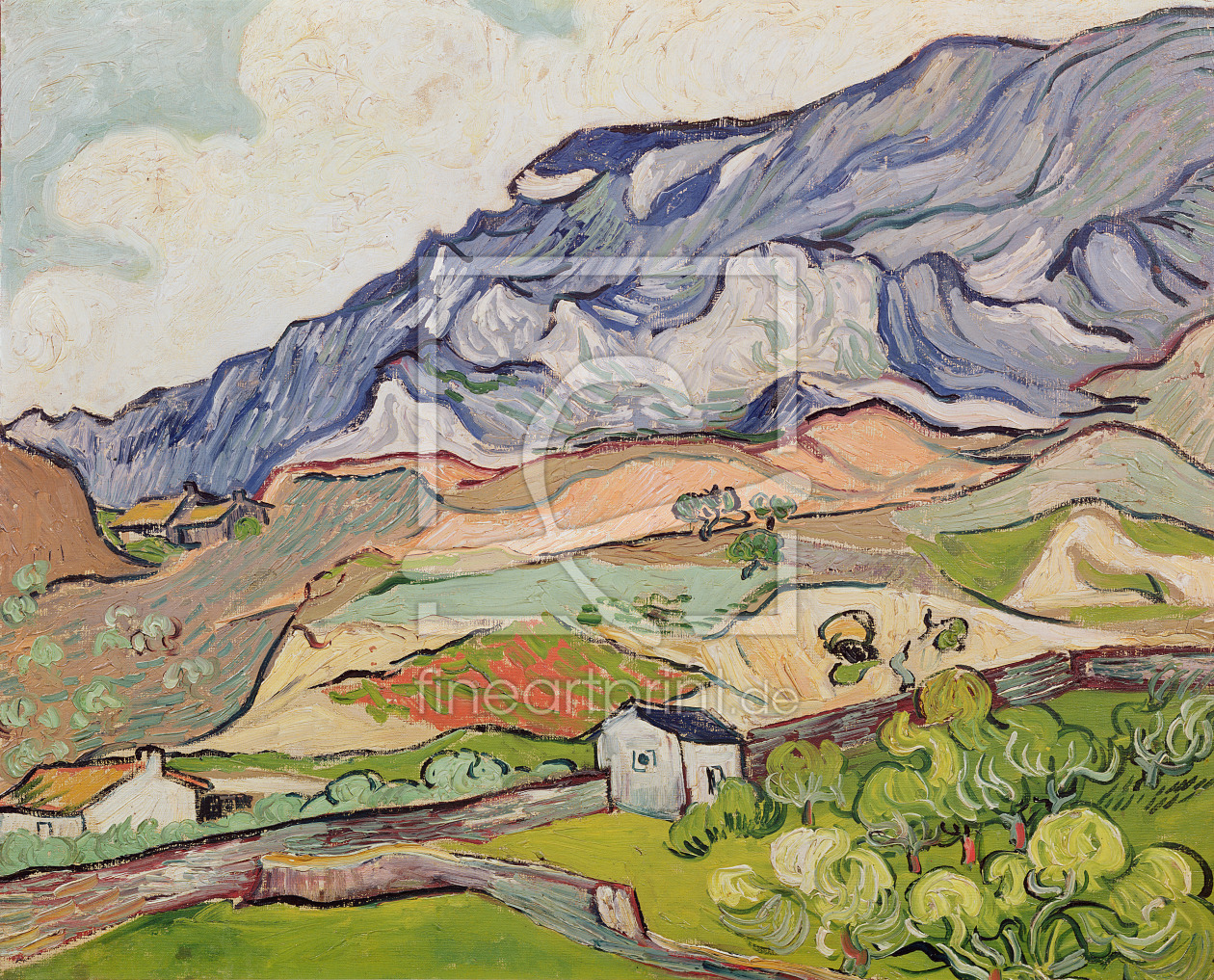 Bild-Nr.: 31001374 The Alpilles, 1890 erstellt von van Gogh, Vincent