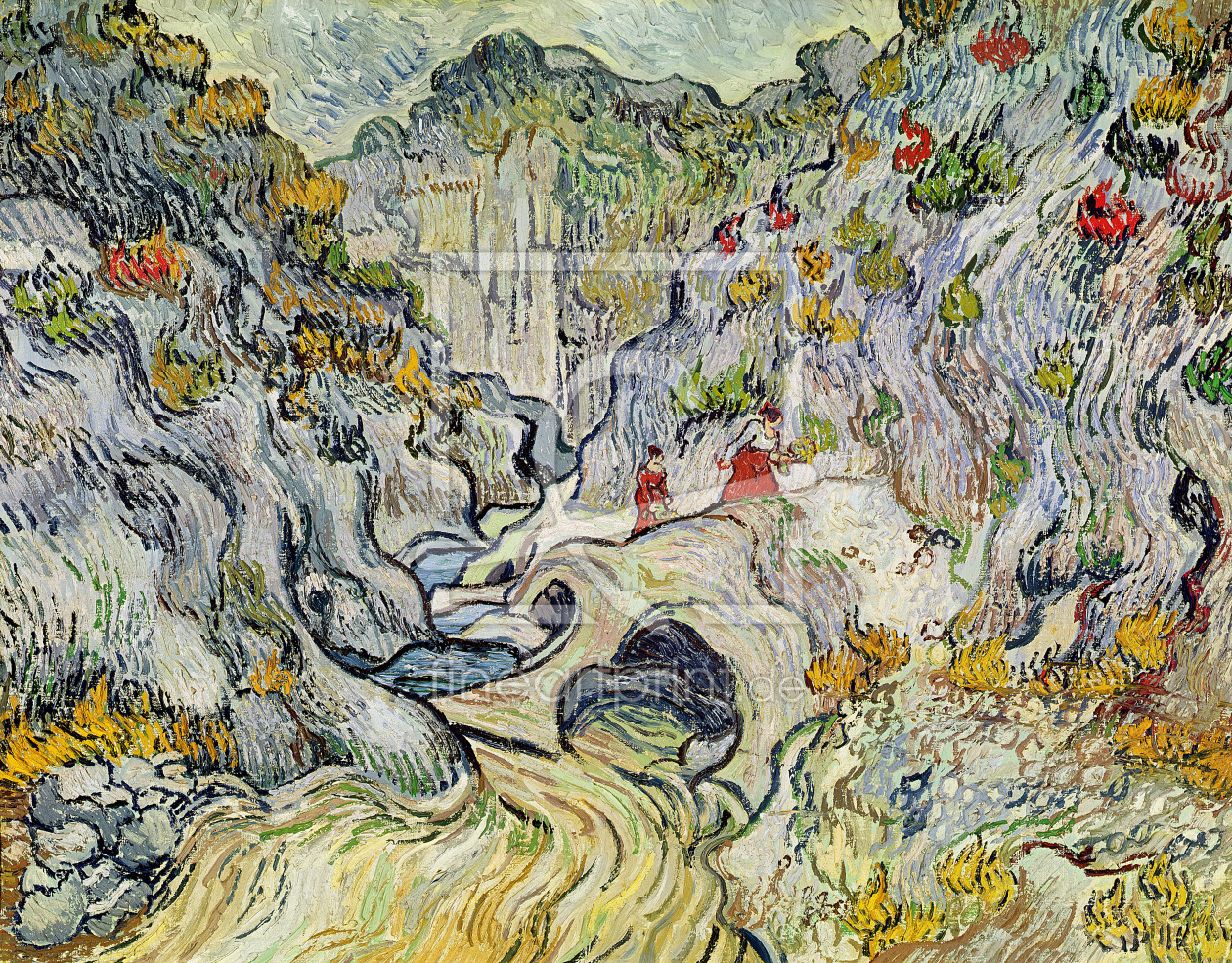Bild-Nr.: 31001376 The ravine of the Peyroulets, 1889 erstellt von van Gogh, Vincent