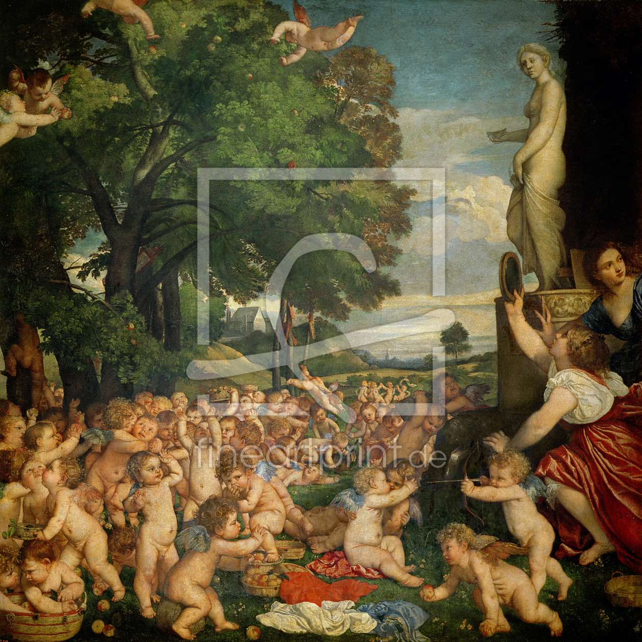 Bild-Nr.: 31001394 The Worship of Venus, 1519 erstellt von Vecellio, Tiziano