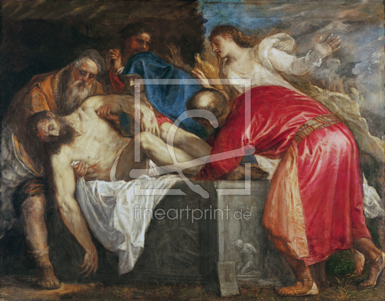 Bild-Nr.: 31001399 The Entombment of Christ, 1559 erstellt von Vecellio, Tiziano