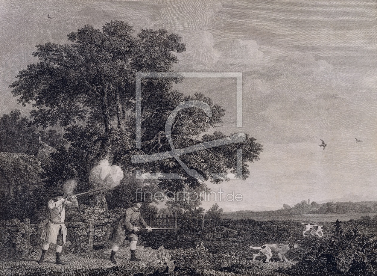 Bild-Nr.: 31001425 Shooting, plate 3, engraved by William Woollett 1770 erstellt von Stubbs, George