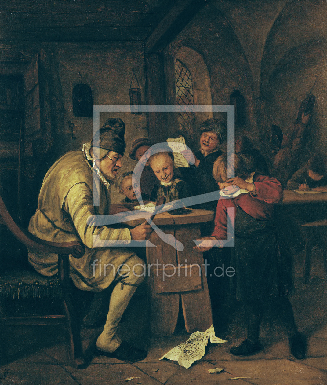 Bild-Nr.: 31001461 The School Master, 1626-79 erstellt von Steen, Jan Havicksz.