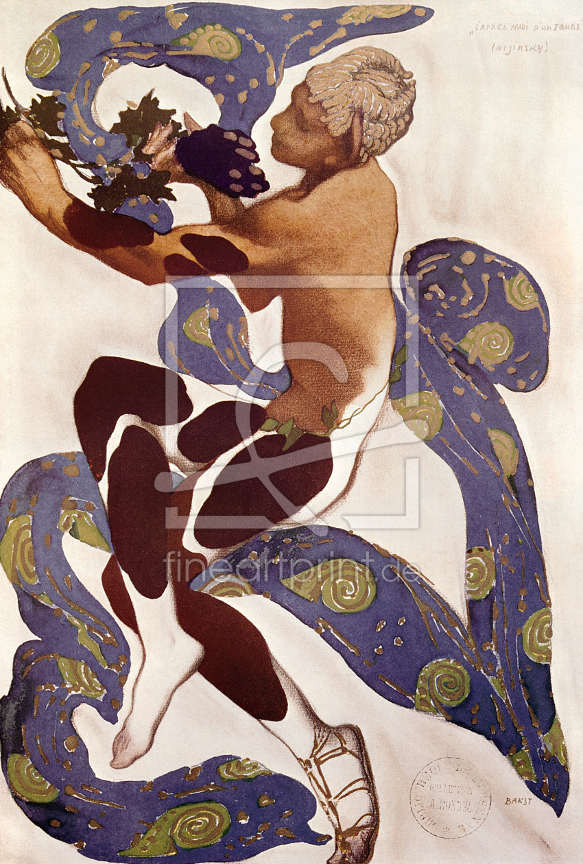 Bild-Nr.: 31001557 'L'Apres Midi d'un Faune', costume design for Nijinsky from 'l'Art Decoratif de  erstellt von Bakst, Leon