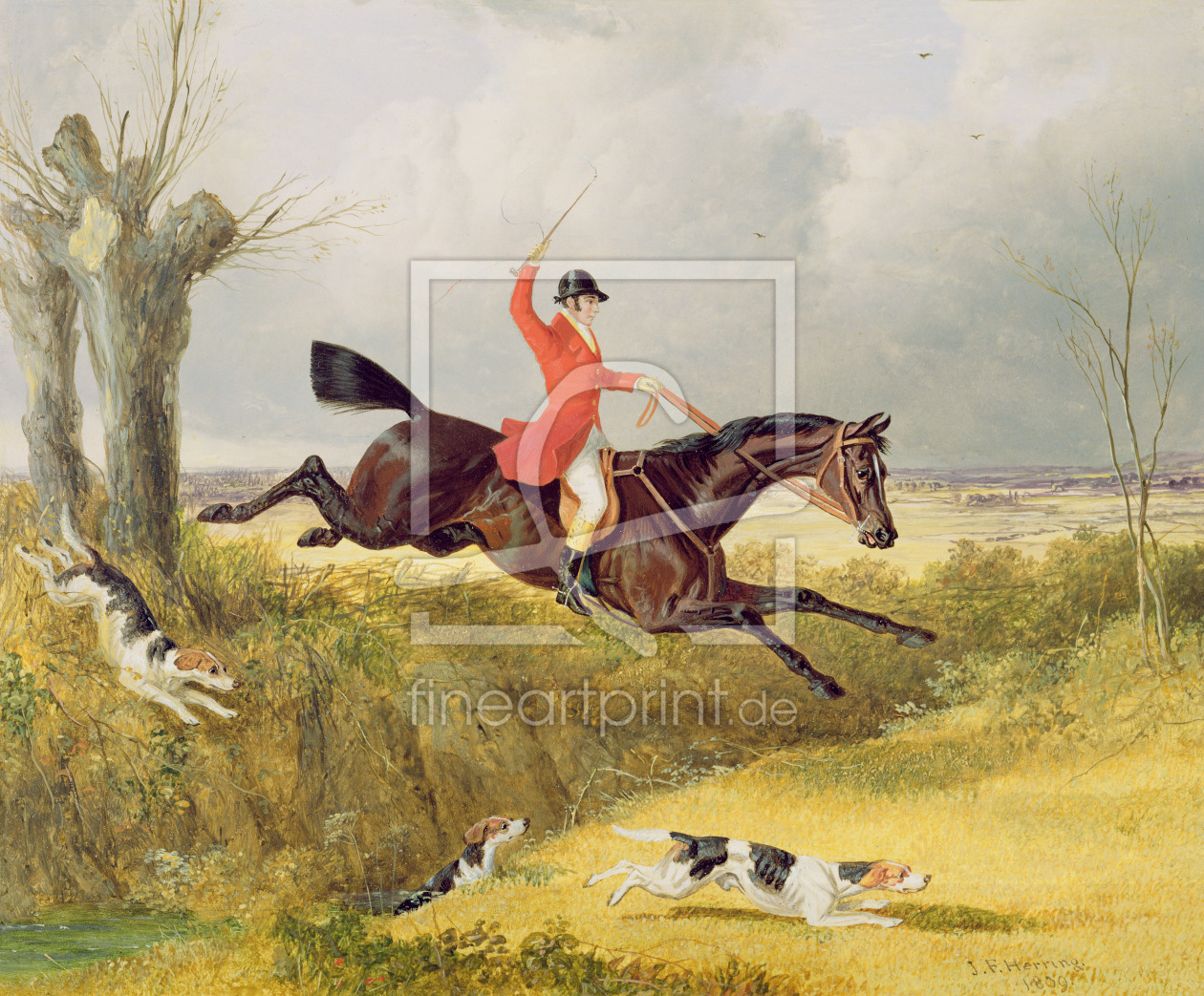 Bild-Nr.: 31001584 Clearing a Ditch, 1839 erstellt von Herring Snr, John Frederick