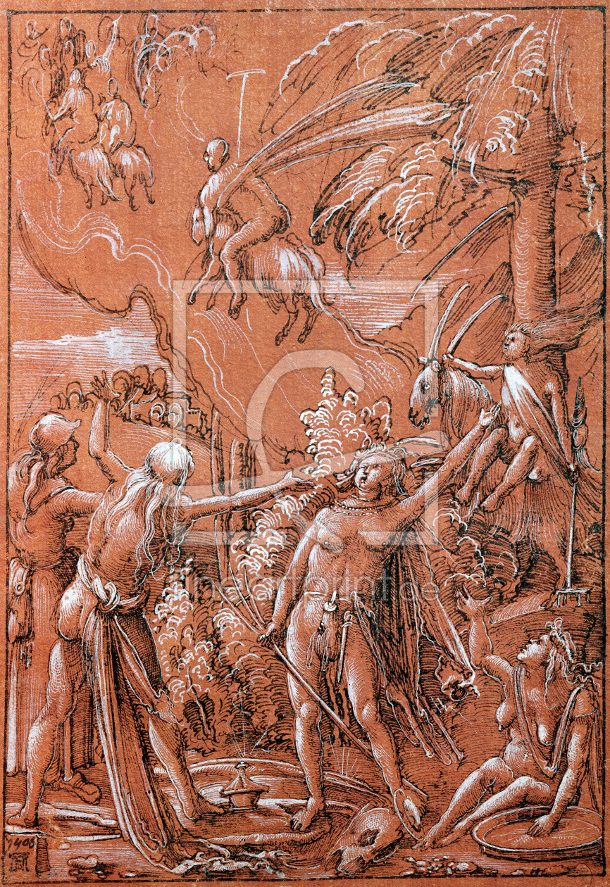 Bild-Nr.: 31001588 Leaving for the Sabbath, 1506 erstellt von Altdorfer, Albrecht