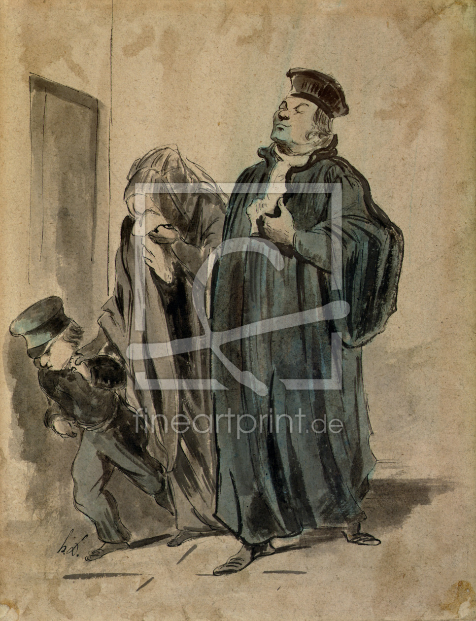 Bild-Nr.: 31001616 Judge, Woman and Child erstellt von Daumier, Honore