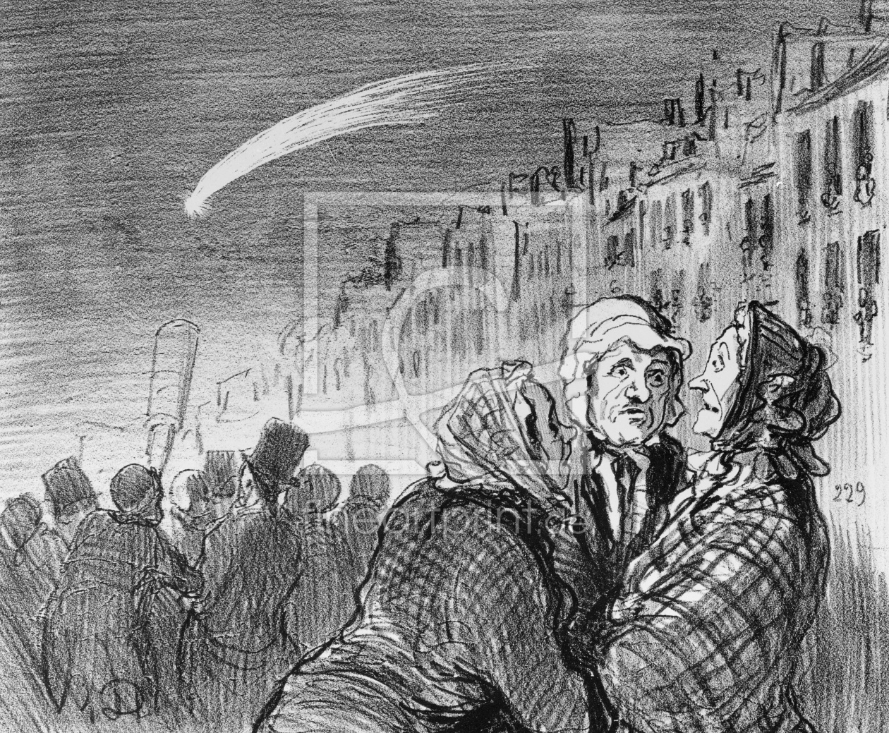 Bild-Nr.: 31001618 Series 'Actualites', Ah! yes those comets they always predict great misfortunes, erstellt von Daumier, Honore