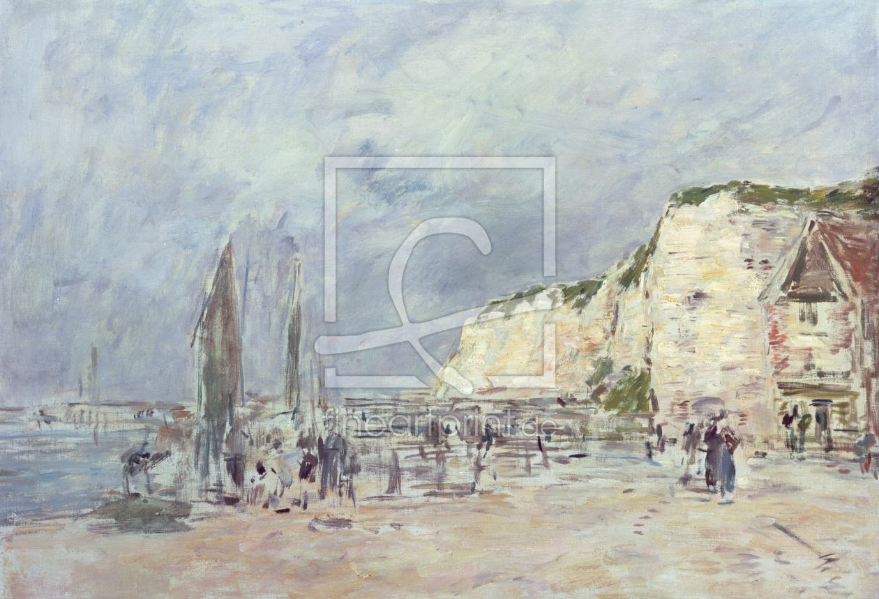 Bild-Nr.: 31001697 The Cliffs at Dieppe and the 'Petit Paris' erstellt von Boudin, Eugene Louis