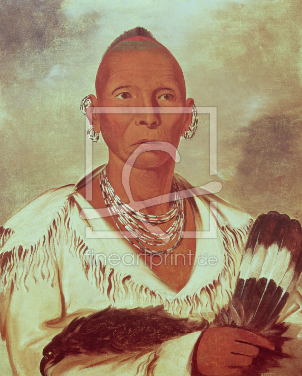 Bild-Nr.: 31001704 Portrait of Black Hawk, Indian Chief erstellt von Catlin, George