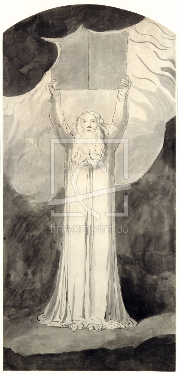 Bild-Nr.: 31001761 Moses Receiving the Law, c.1780 erstellt von Blake, William