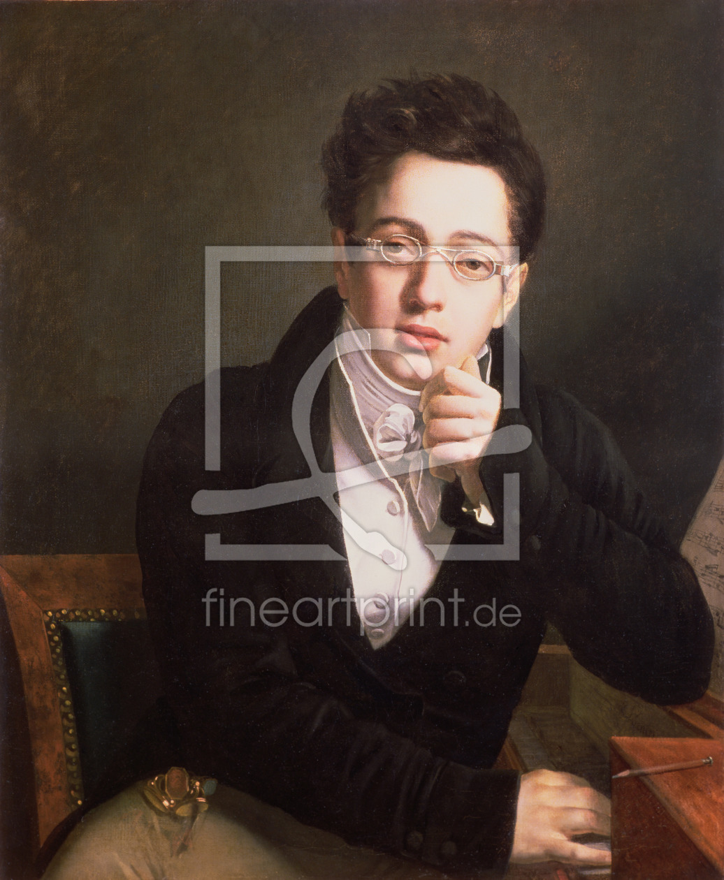 Bild-Nr.: 31001778 Portrait of Franz Schubert , Austrian composer, aged 17, c.1814 erstellt von Anonyme KÃ¼nstler