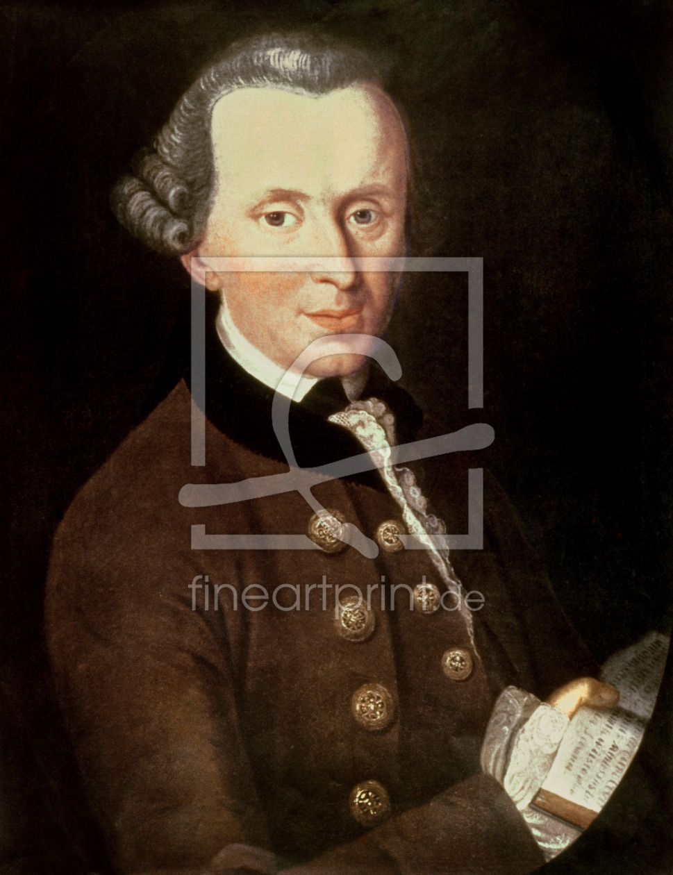Bild-Nr.: 31001875 Portrait of Emmanuel Kant erstellt von Anonyme KÃ¼nstler