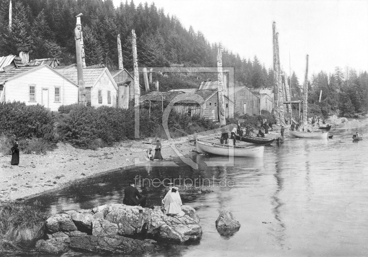 Bild-Nr.: 31001881 Village in Alaska, c.1900 erstellt von Unbekannte Fotografen