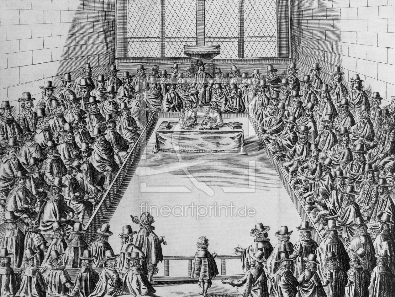 Bild-Nr.: 31001900 Parliament during the Commonwealth, 1650 erstellt von Anonyme Künstler