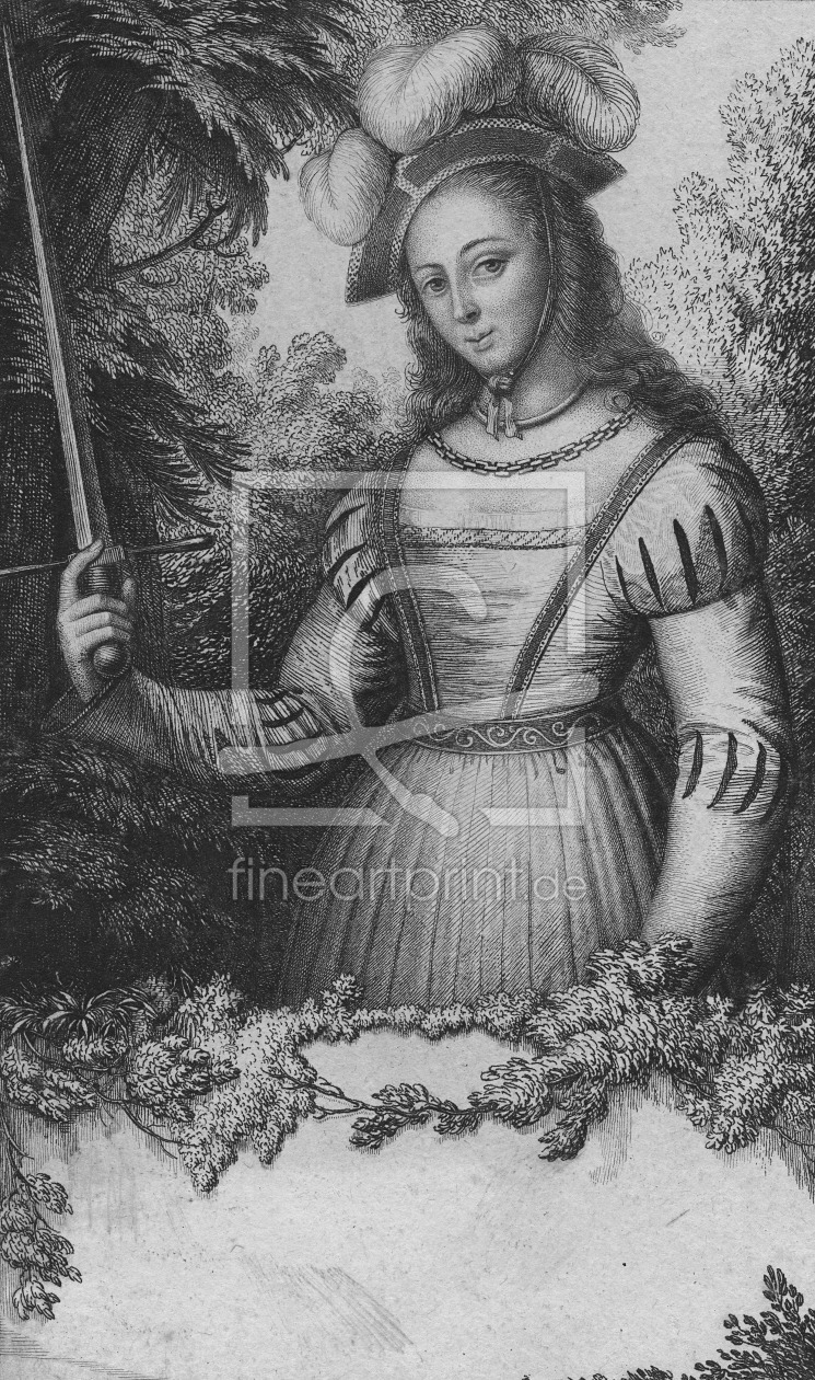 Bild-Nr.: 31001911 Portrait of Joan of Arc erstellt von Anonyme KÃ¼nstler