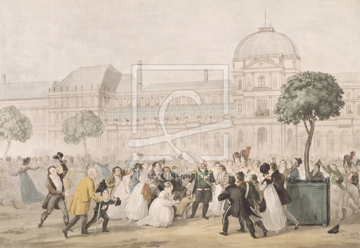 Bild-Nr.: 31001918 Return of Louis XVIII to Paris, 8th July 1815 erstellt von Anonyme KÃ¼nstler