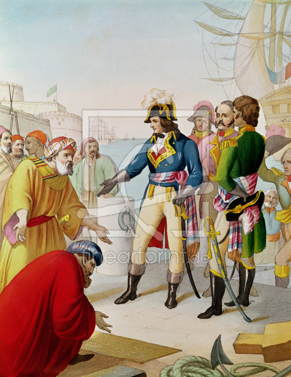 Bild-Nr.: 31001934 The Disembarkation of Napoleon at Alexandria in 1798 erstellt von Anonyme KÃ¼nstler