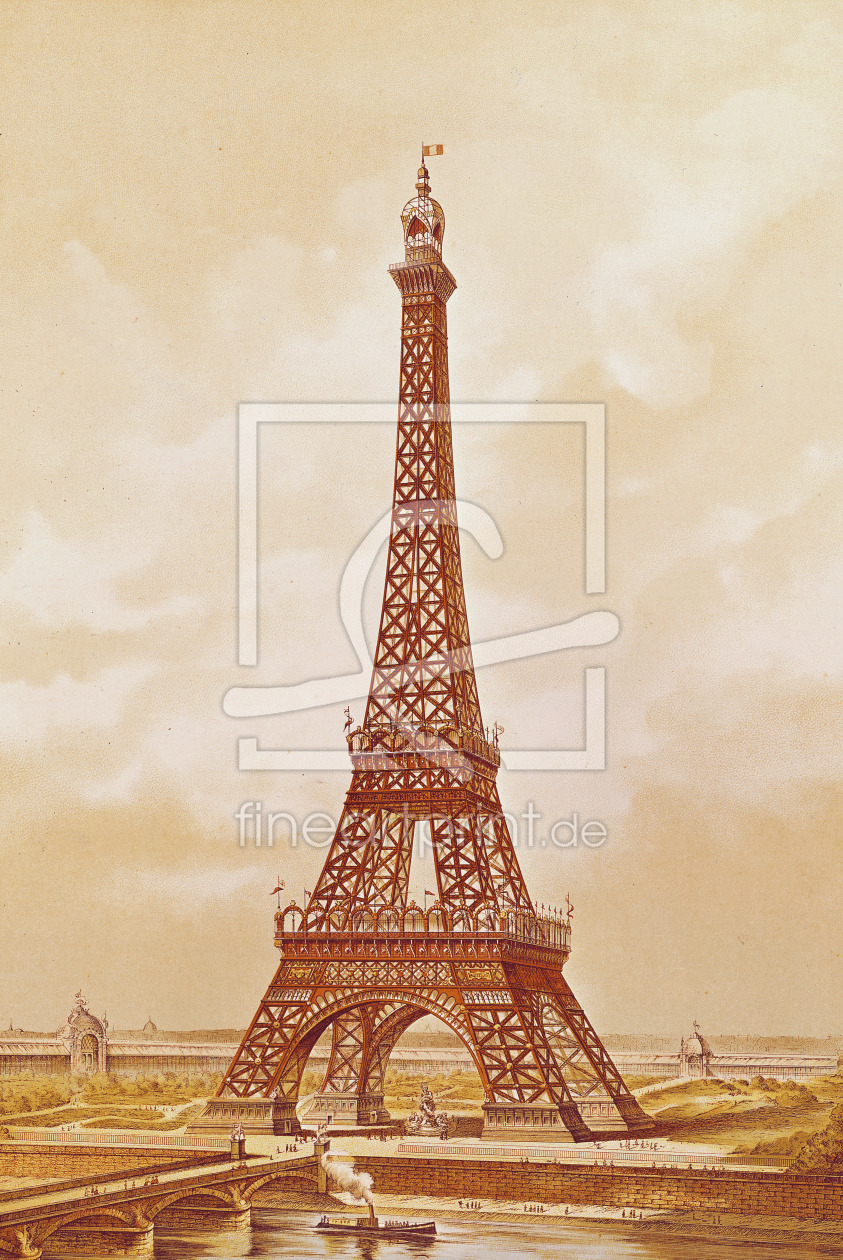 Bild-Nr.: 31001935 The Eiffel Tower, 1889 erstellt von Anonyme Künstler