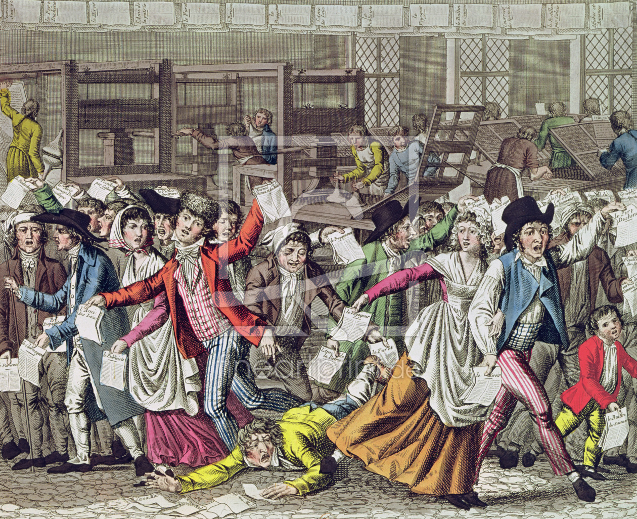 Bild-Nr.: 31001962 The Freedom of the Press, 1797 erstellt von Anonyme Künstler