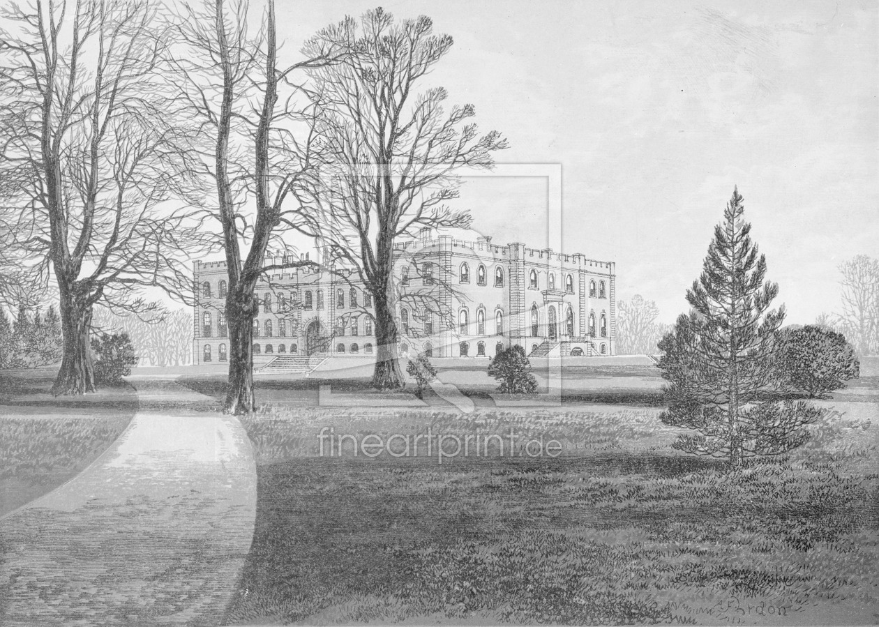 Bild-Nr.: 31001968 Kimbolton Castle, 1880 erstellt von Anonyme KÃ¼nstler