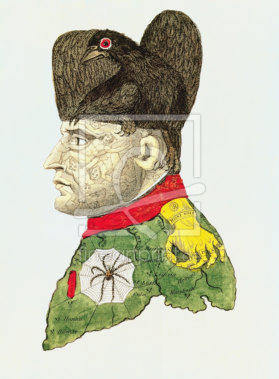 Bild-Nr.: 31002002 Caricature of Napoleon Bonaparte erstellt von Anonyme KÃ¼nstler