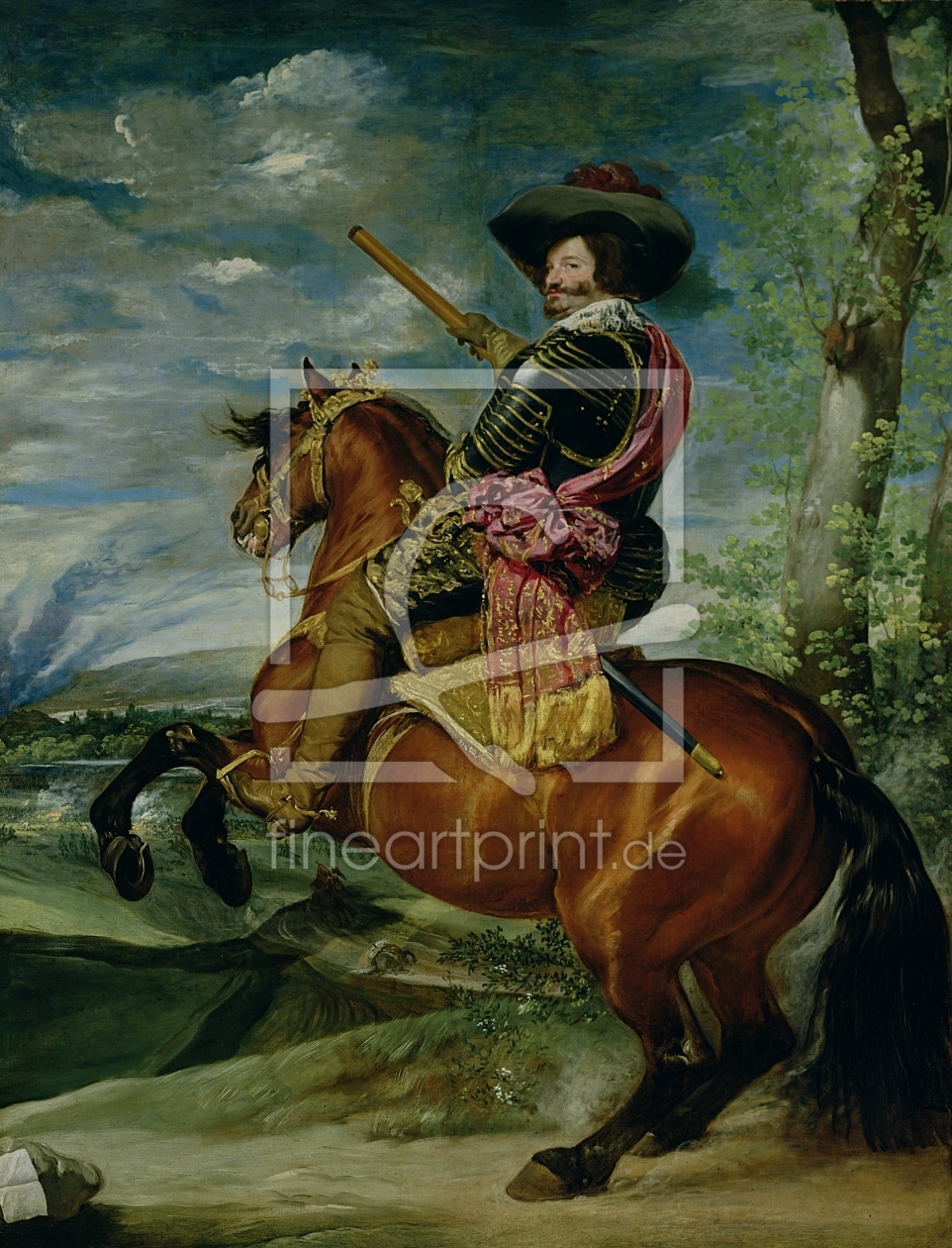 Bild-Nr.: 31002075 Equestrian Portrait of Don Gaspar de Guzman Count-Duke of Olivares, 1634 erstellt von Velazquez, Diego Rodriguez de Silva y