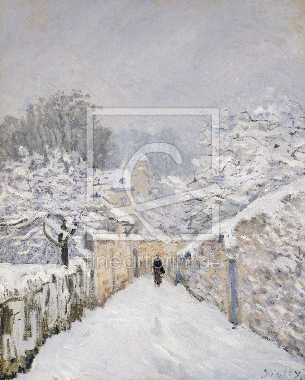 Bild-Nr.: 31002094 Snow at Louveciennes, 1878 erstellt von Sisley, Alfred