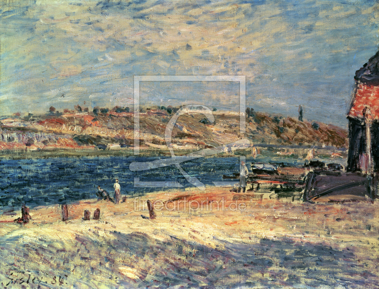 Bild-Nr.: 31002107 River Banks at Saint-Mammes, 1884 erstellt von Sisley, Alfred