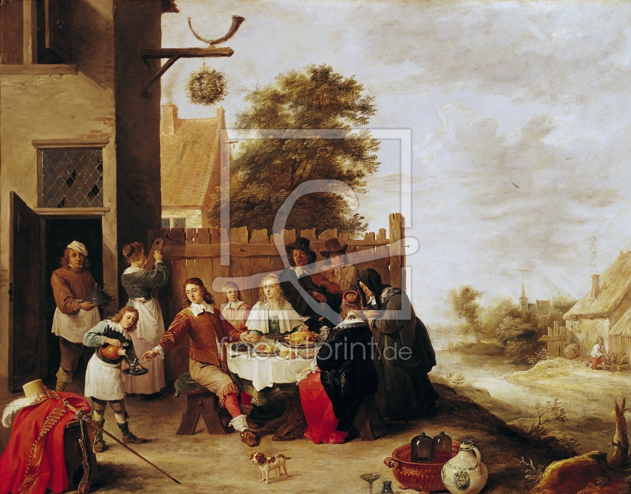Bild-Nr.: 31002114 The Feast of the Prodigal Son, 1644 erstellt von Teniers, David the Younger