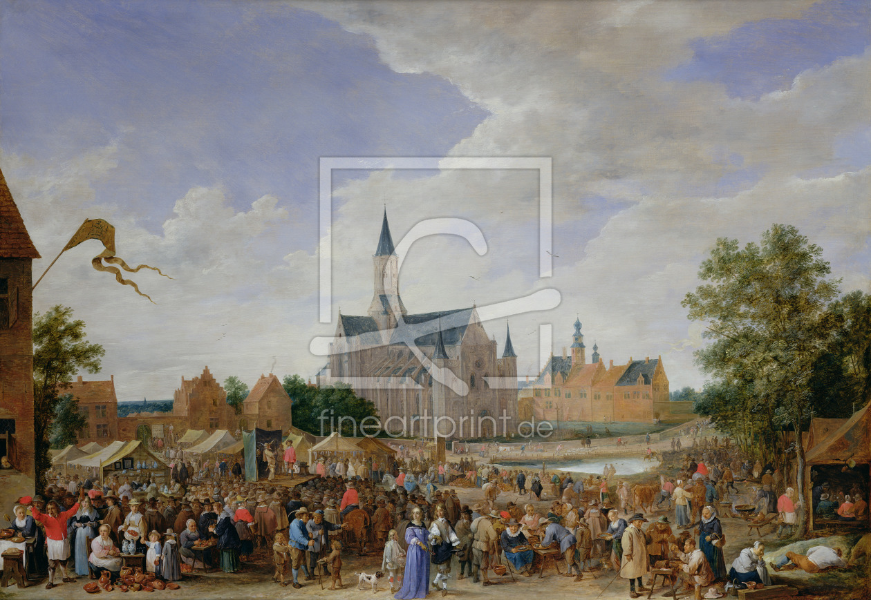 Bild-Nr.: 31002117 The Potters' Fair at Ghent erstellt von Teniers, David the Younger